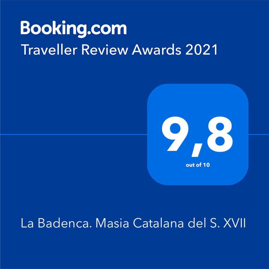 La Badenca. Masia Catalana Del S. XVII Riudaura Dış mekan fotoğraf